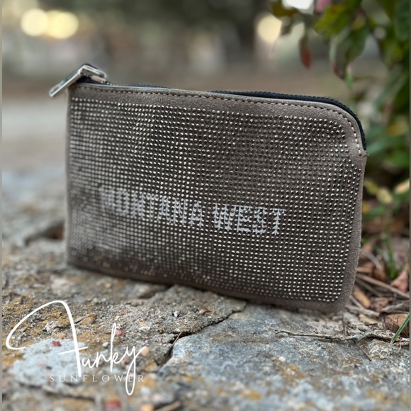 Montana West Metallic Embellished Wristlet - Picture 3 of 4